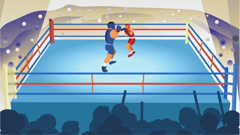 Boxeadores capaces de reaccionar ante cualquier situación