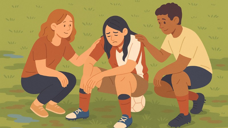 Una deportista con miedo a perder que necesita despolarización