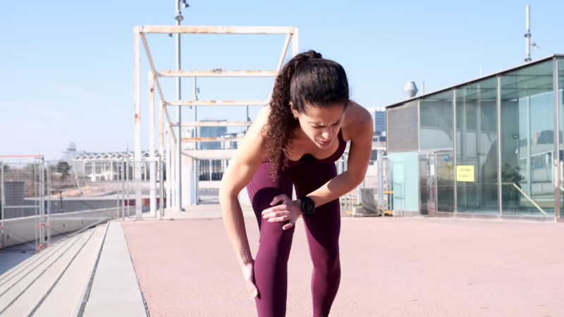 Una deportista lesionada por el miedo en el deporte