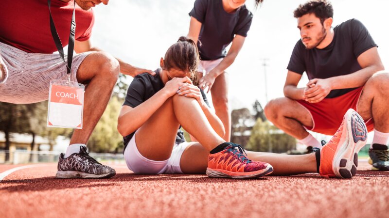 Una deportista que tiene miedo a perder
