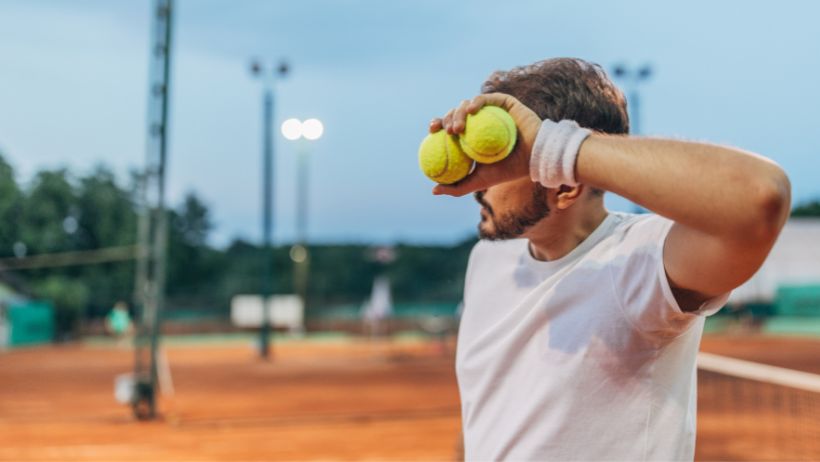 Un tenista que duda de sí mismo y necesita un entrenador mental