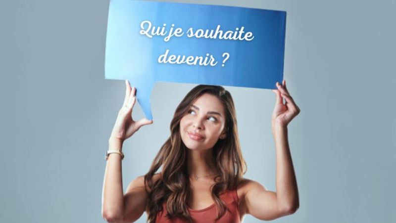 Una mujer en busca de confianza que se pregunta quién quiere ser