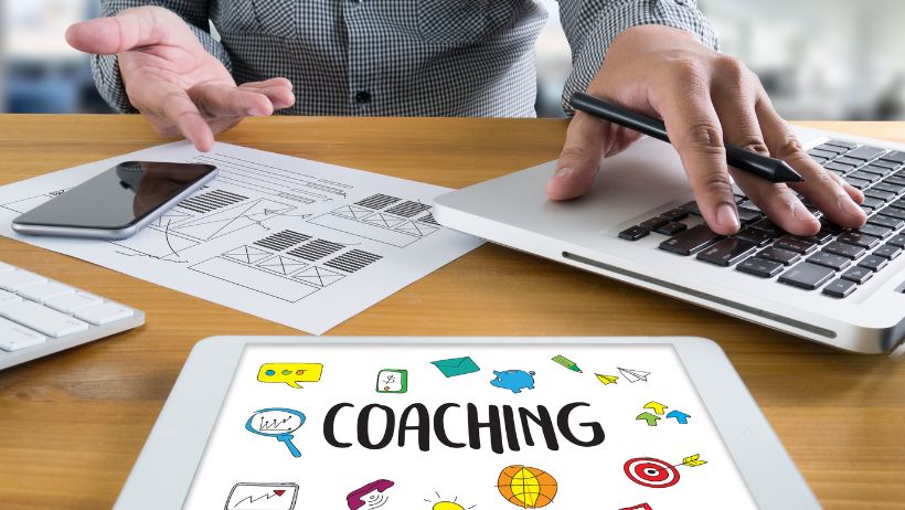 Un coach preparándose para una sesión de coaching